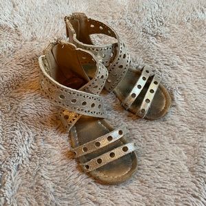 Tahari Gold Toddler Girl Gladiator Sandals
